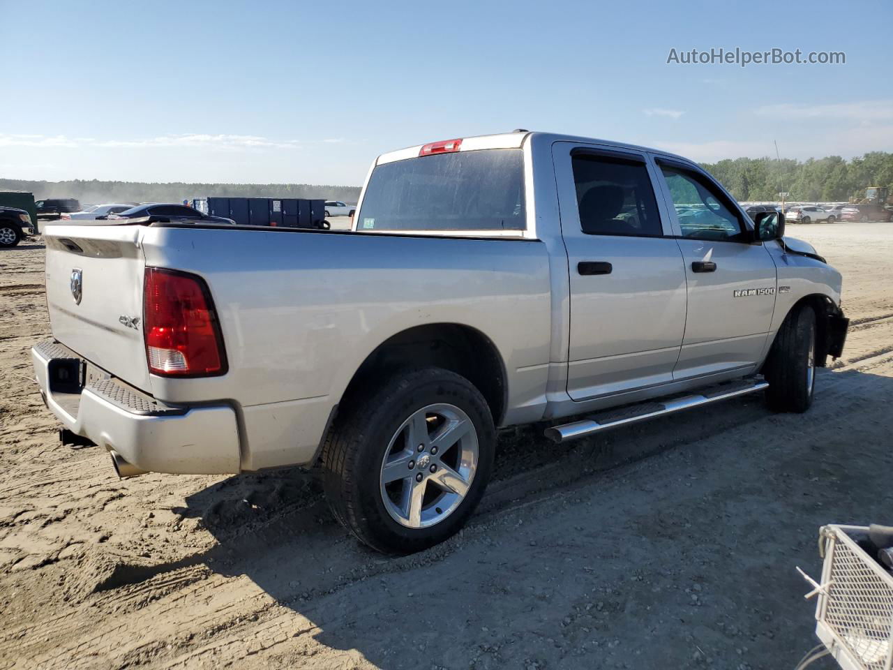 2012 Dodge Ram 1500 St Серебряный vin: 1C6RD7KT1CS320245