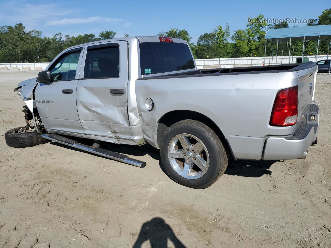 2012 Dodge Ram 1500 St Silver vin: 1C6RD7KT1CS320245