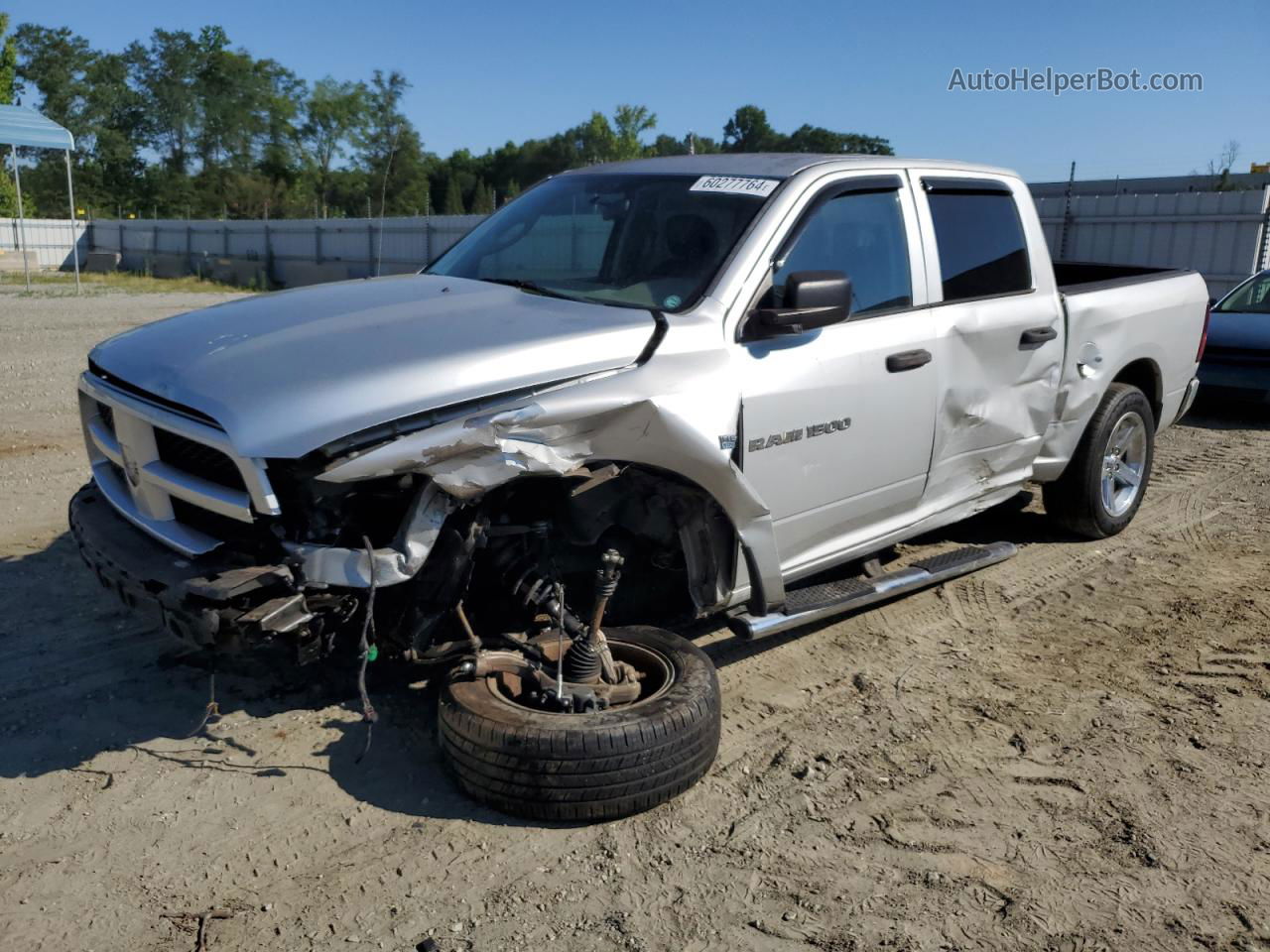 2012 Dodge Ram 1500 St Серебряный vin: 1C6RD7KT1CS320245