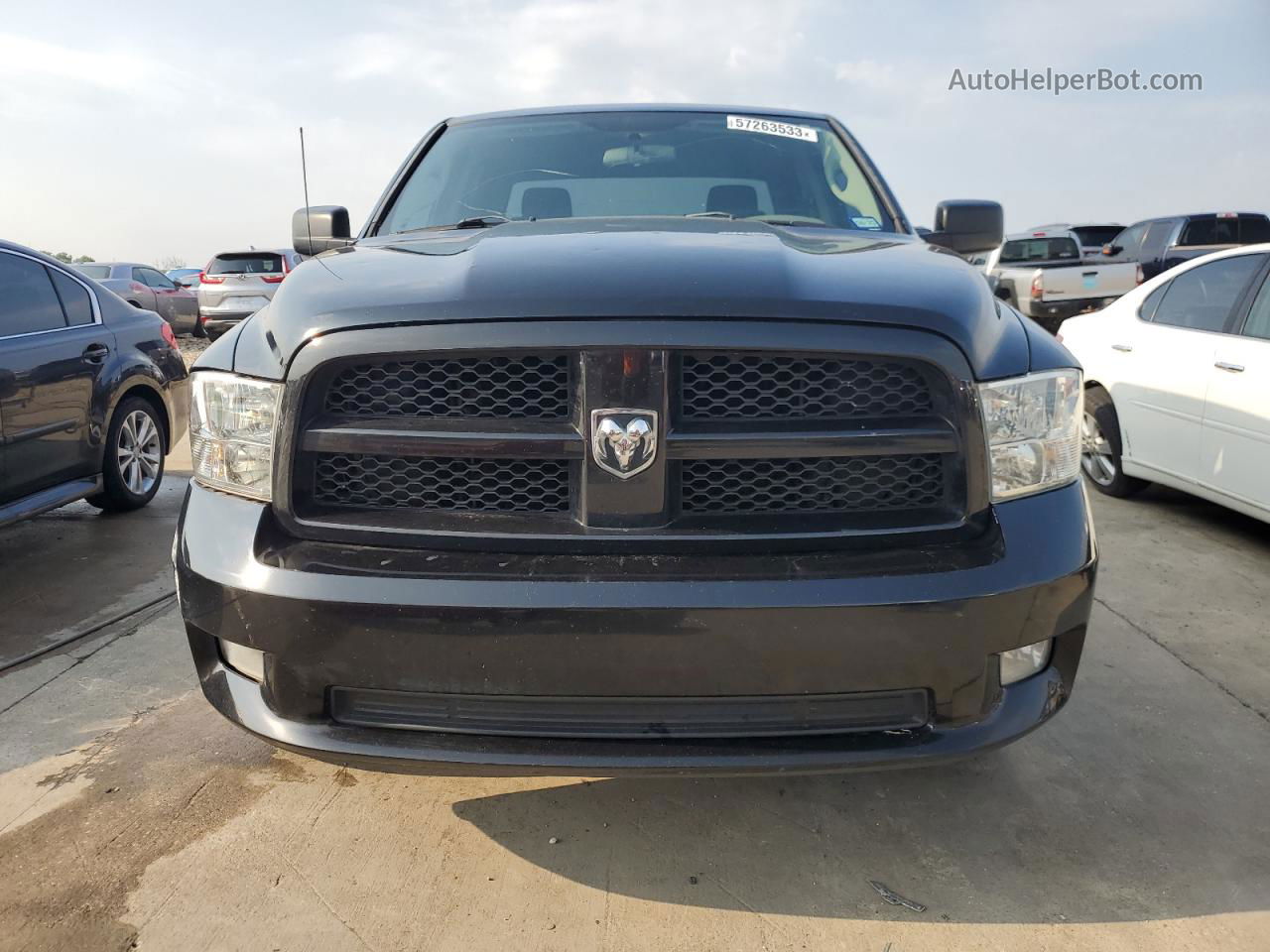 2012 Dodge Ram 1500 St Black vin: 1C6RD7KT2CS320352