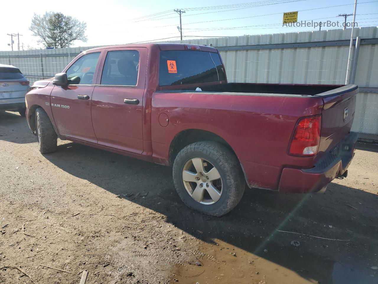 2012 Dodge Ram 1500 St Maroon vin: 1C6RD7KT4CS133145