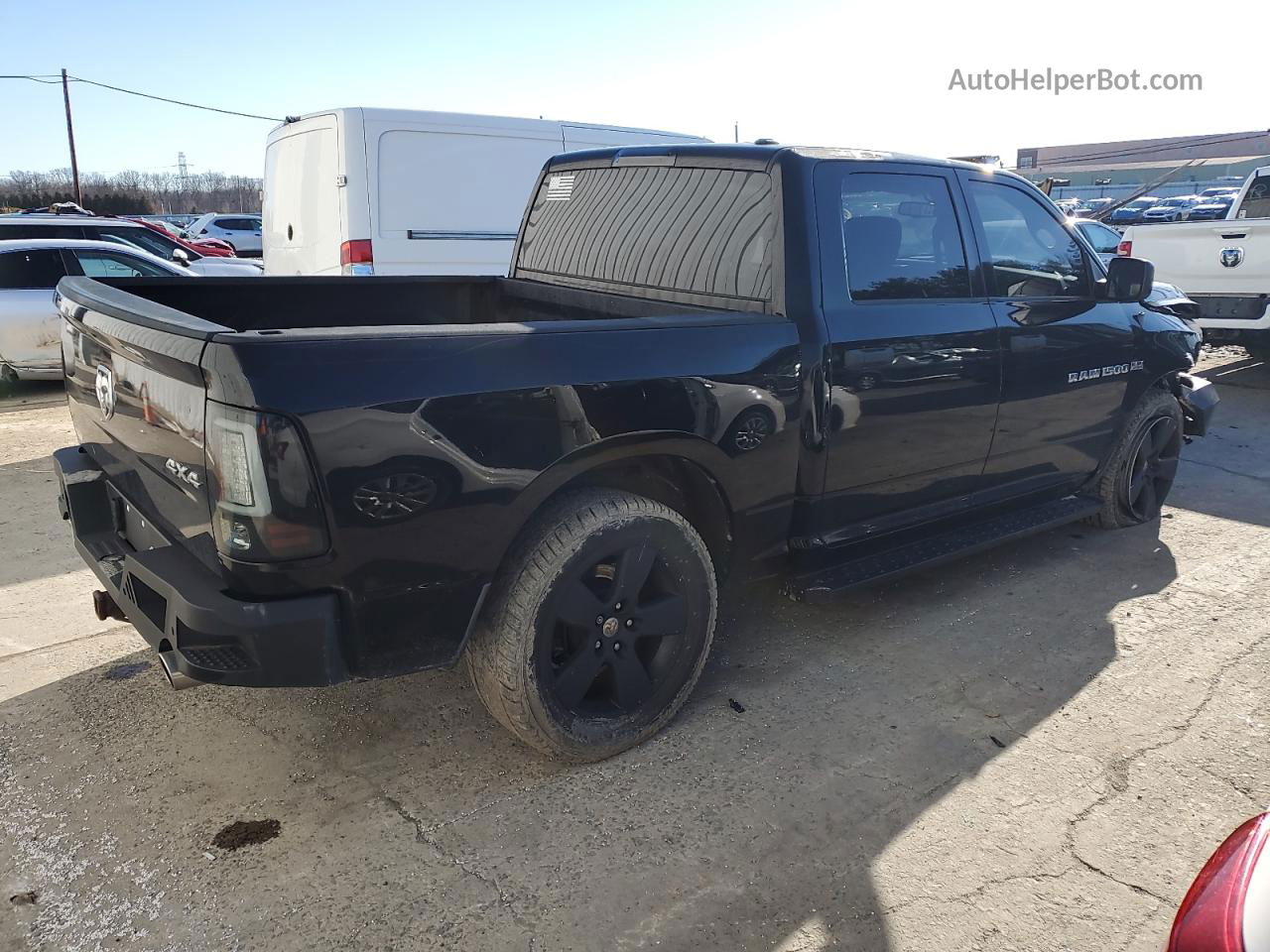 2012 Dodge Ram 1500 St Black vin: 1C6RD7KT5CS199882