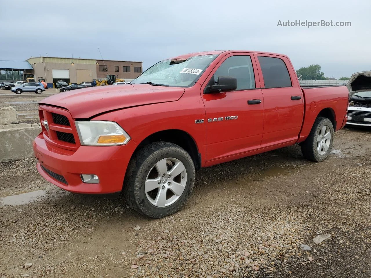 2012 Dodge Ram 1500 St Red vin: 1C6RD7KT8CS251974