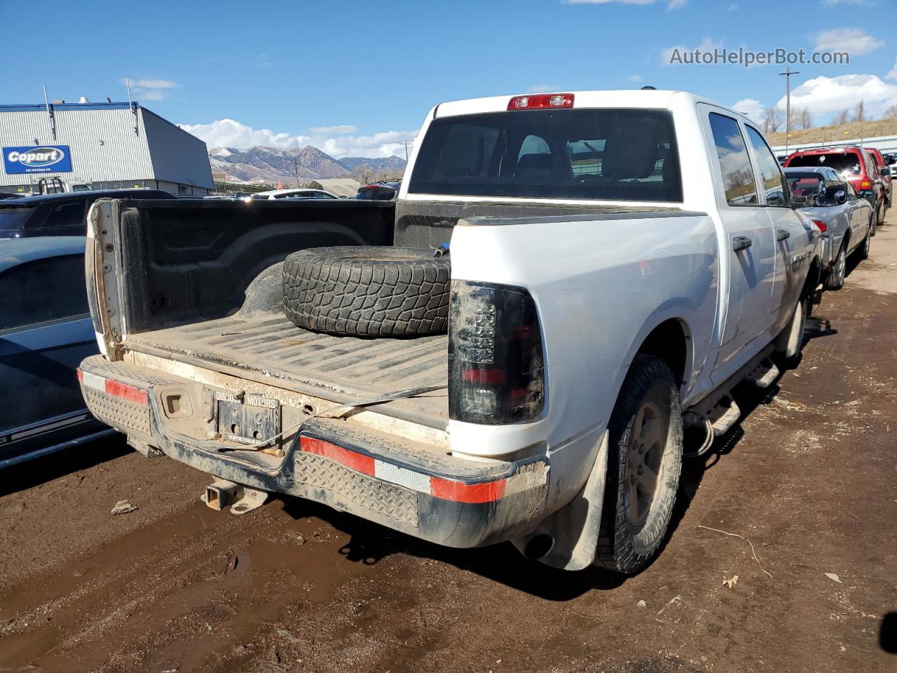 2012 Dodge Ram 1500 St White vin: 1C6RD7KTXCS319062