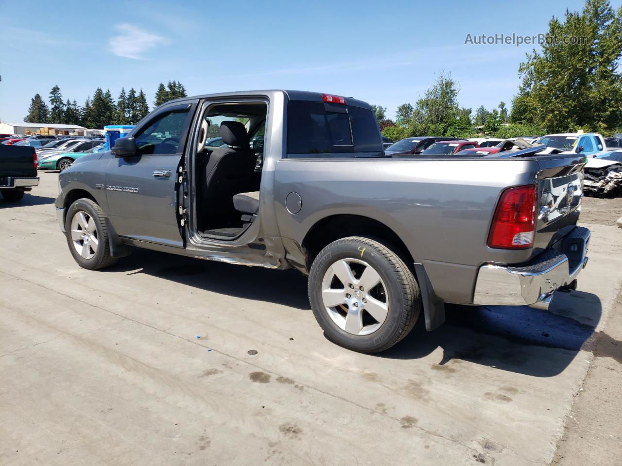 2012 Dodge Ram 1500 Slt Серебряный vin: 1C6RD7LT0CS339528