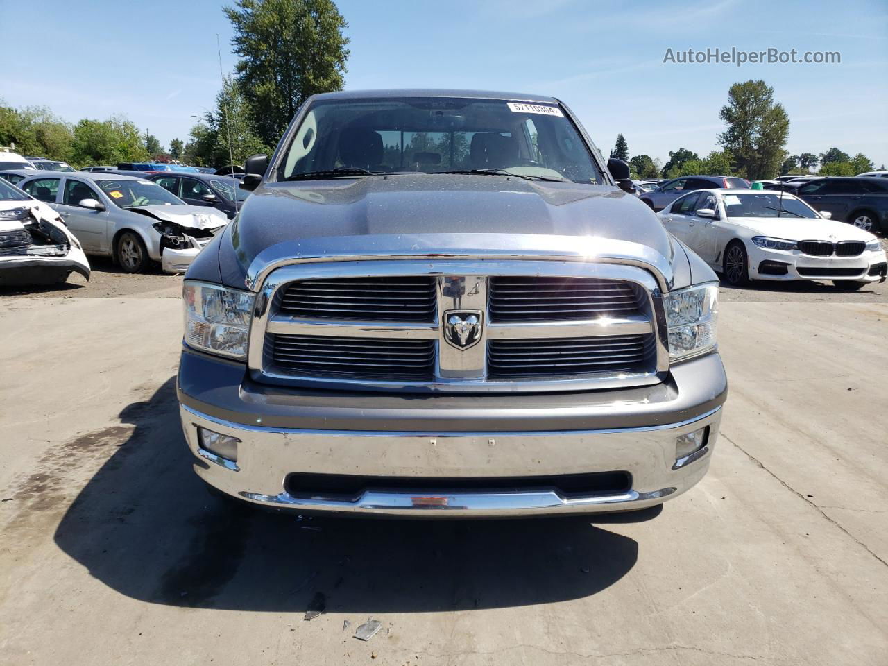 2012 Dodge Ram 1500 Slt Серебряный vin: 1C6RD7LT0CS339528