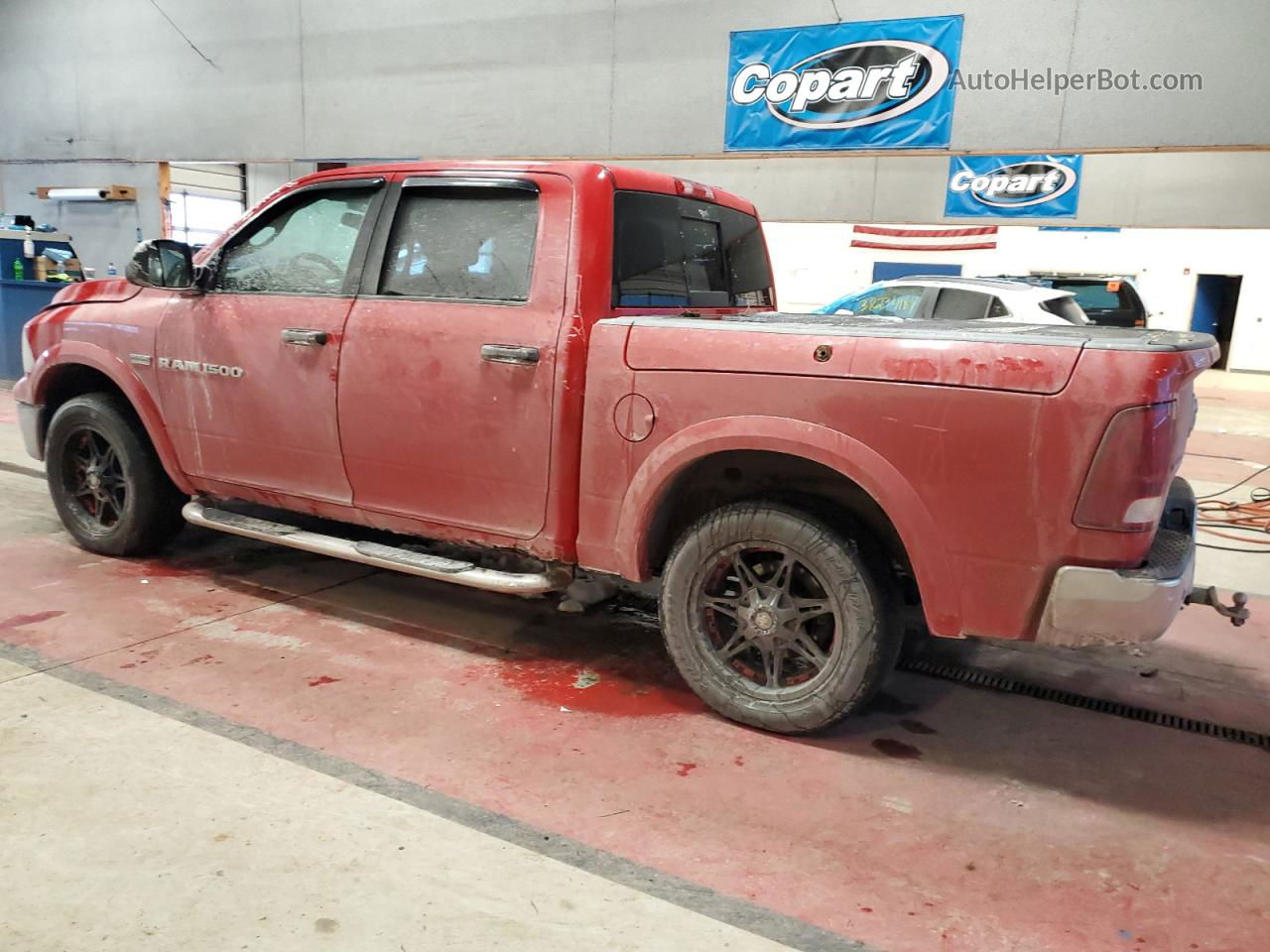 2012 Dodge Ram 1500 Slt Red vin: 1C6RD7LT2CS154655