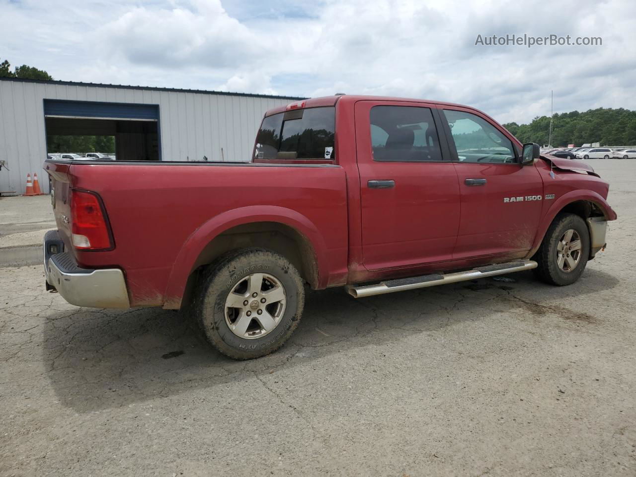 2012 Dodge Ram 1500 Slt Maroon vin: 1C6RD7LT2CS308586