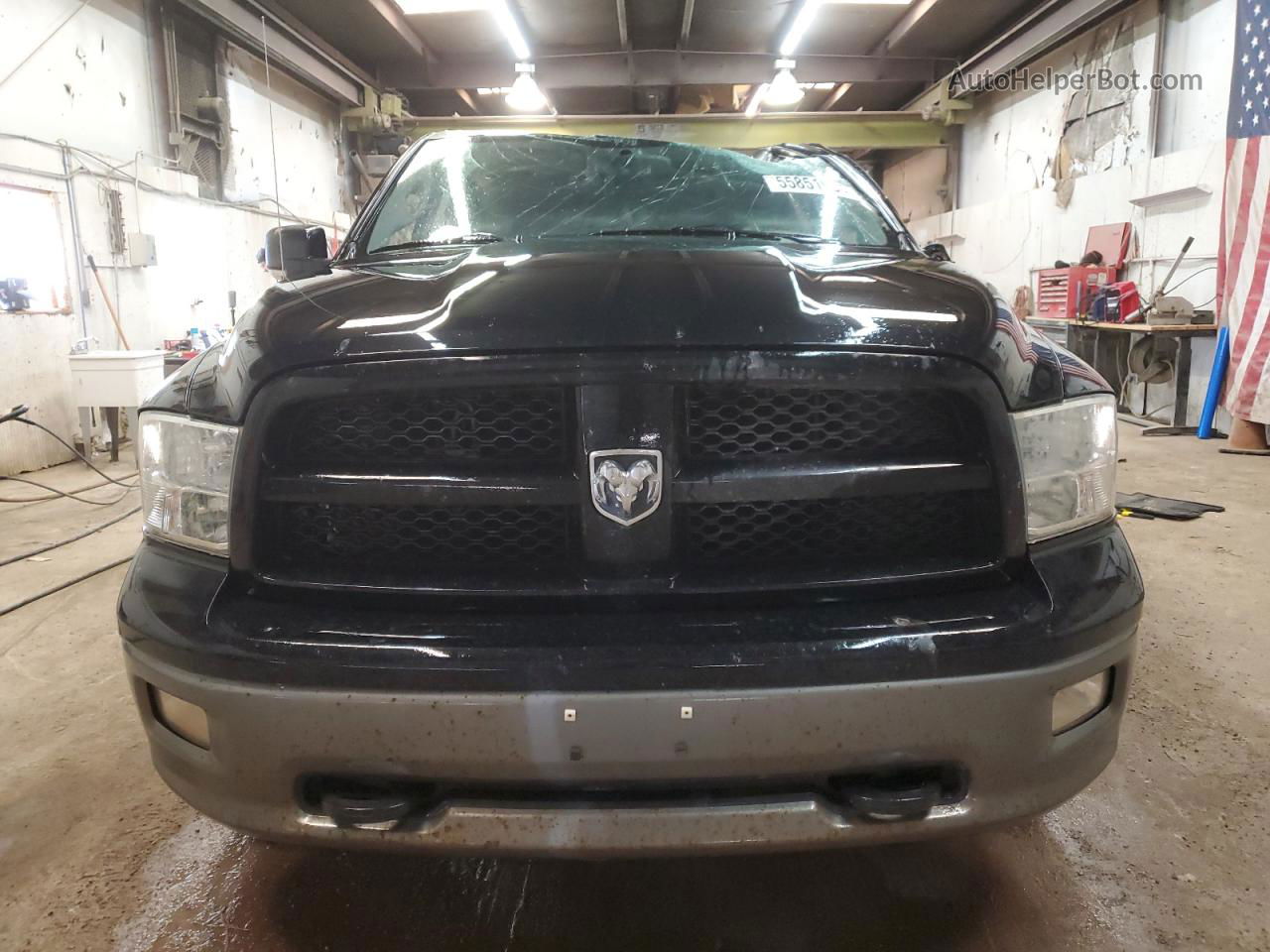 2012 Dodge Ram 1500 Slt Черный vin: 1C6RD7LT3CS305258