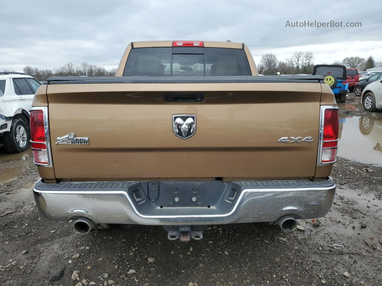 2012 Dodge Ram 1500 Slt Tan vin: 1C6RD7LT4CS172073