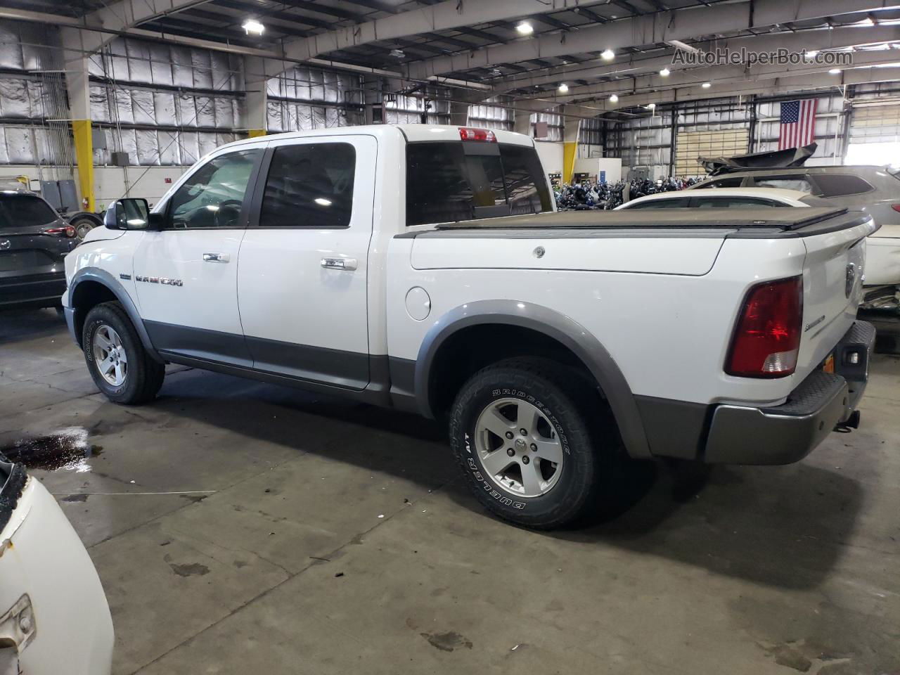 2012 Dodge Ram 1500 Slt White vin: 1C6RD7LT4CS253297