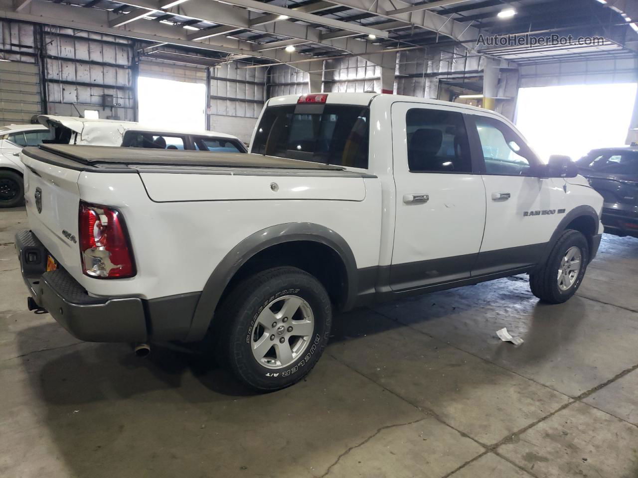 2012 Dodge Ram 1500 Slt White vin: 1C6RD7LT4CS253297