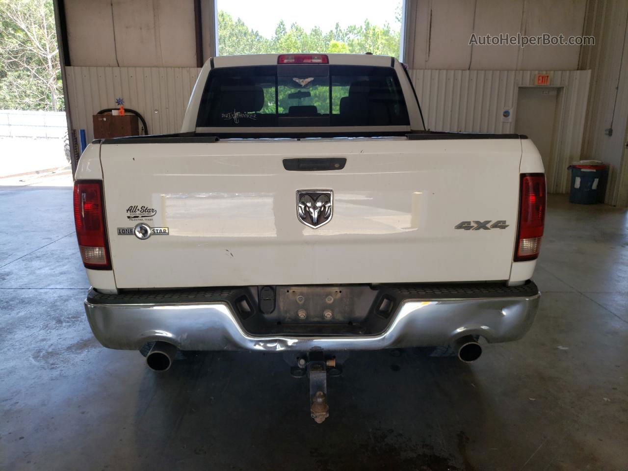 2012 Dodge Ram 1500 Slt White vin: 1C6RD7LT6CS240731