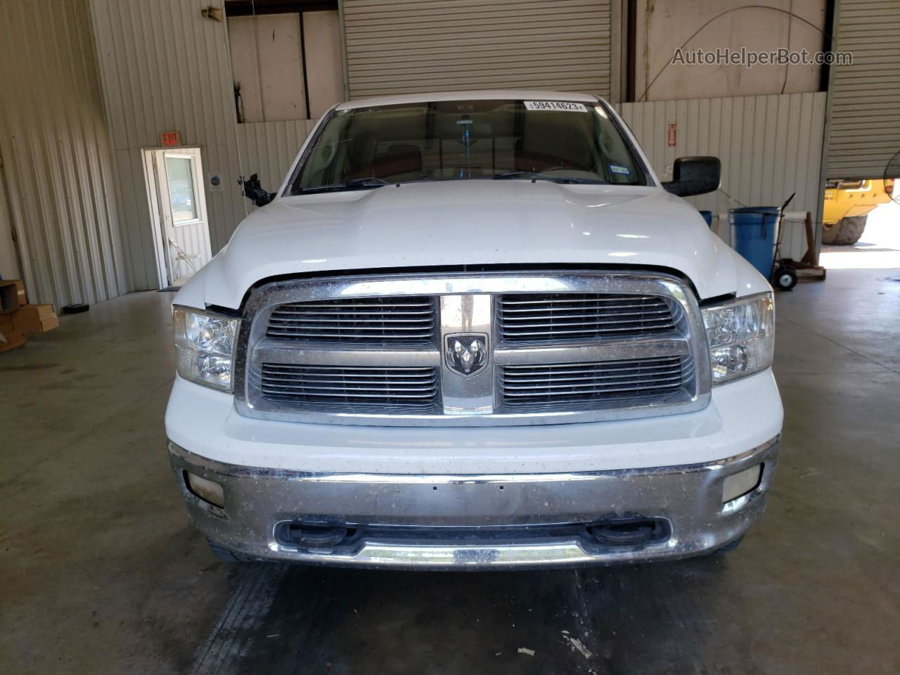 2012 Dodge Ram 1500 Slt White vin: 1C6RD7LT6CS240731