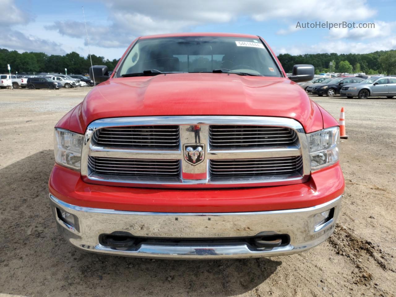 2012 Dodge Ram 1500 Slt Red vin: 1C6RD7LT7CS241953