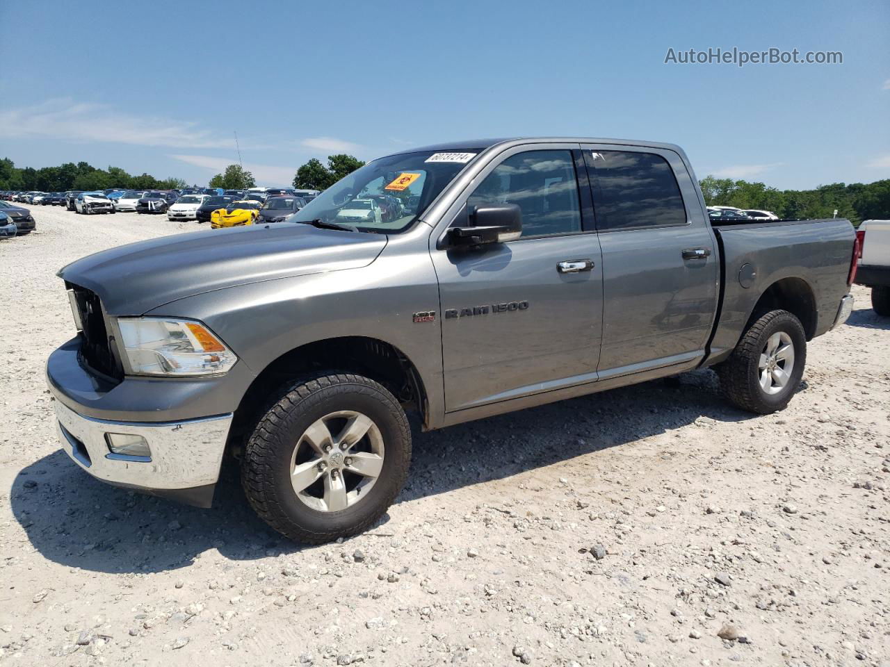 2012 Dodge Ram 1500 Slt Gray vin: 1C6RD7LT8CS187613