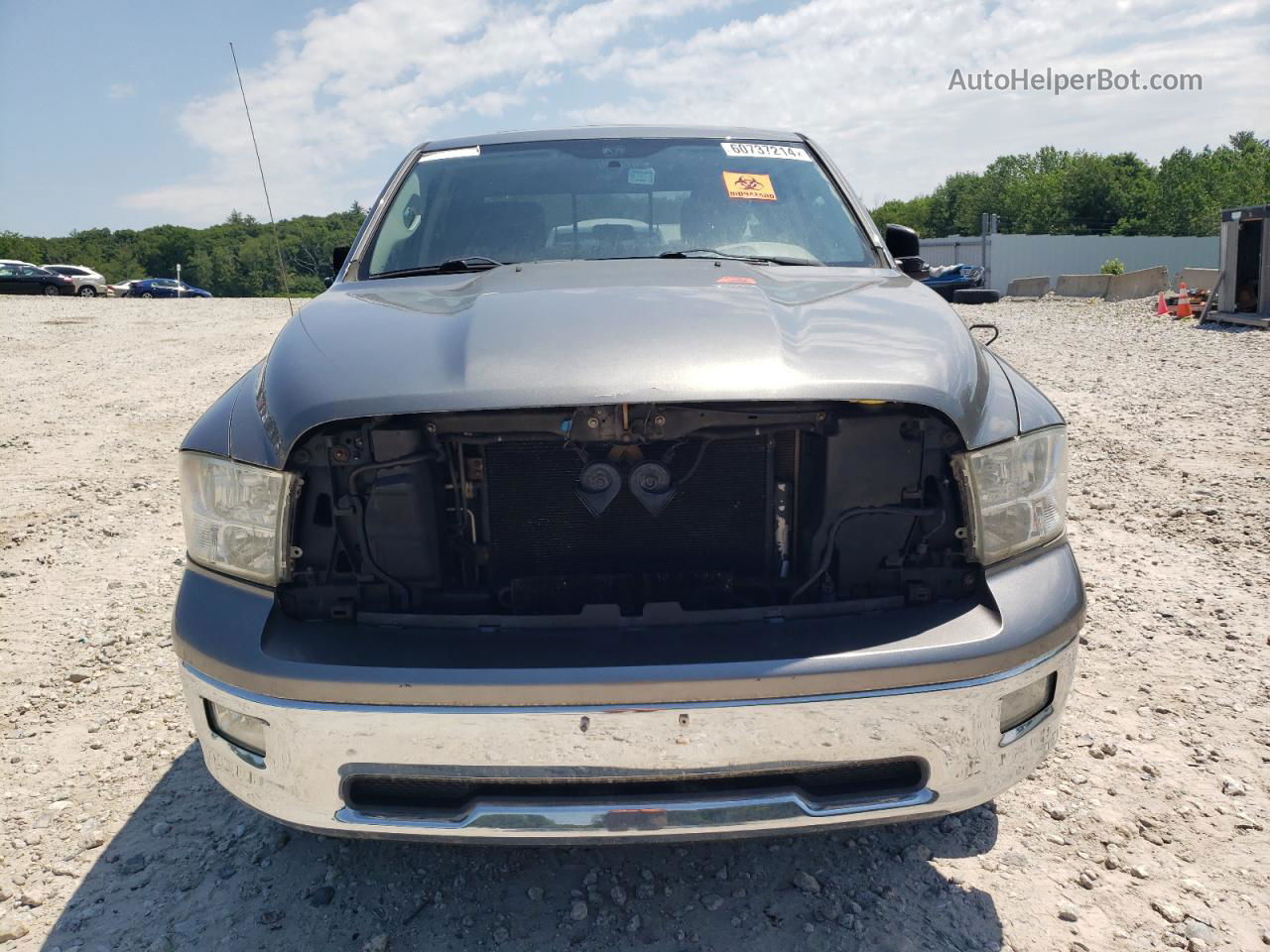 2012 Dodge Ram 1500 Slt Gray vin: 1C6RD7LT8CS187613