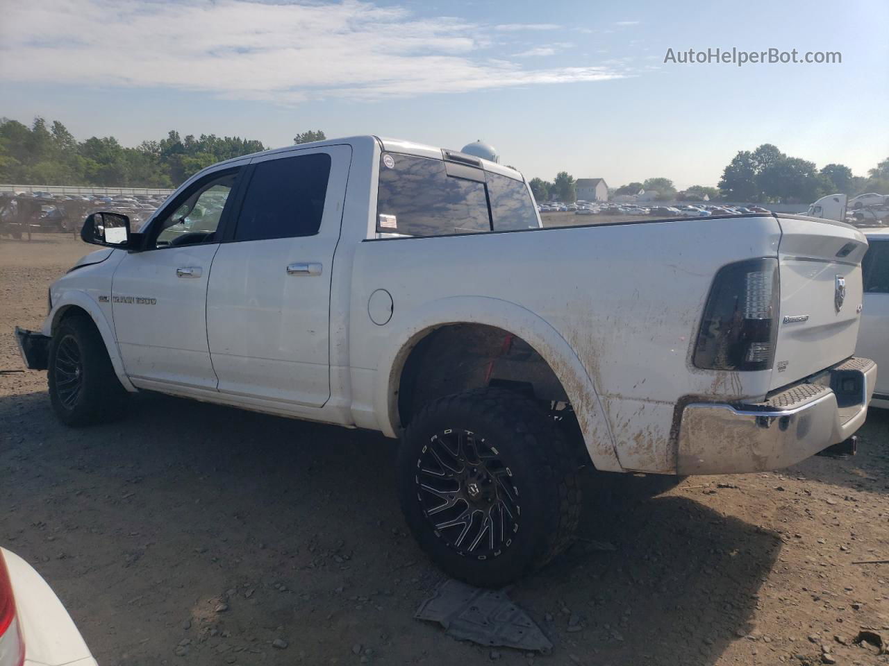 2012 Dodge Ram 1500 Slt White vin: 1C6RD7LT8CS216883