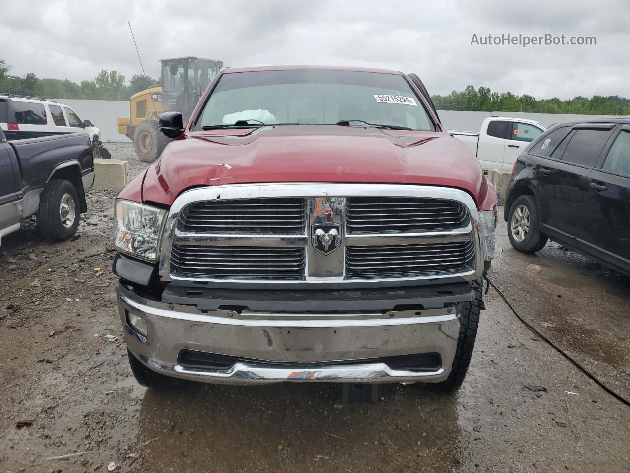 2012 Dodge Ram 1500 Slt Red vin: 1C6RD7LT8CS252136