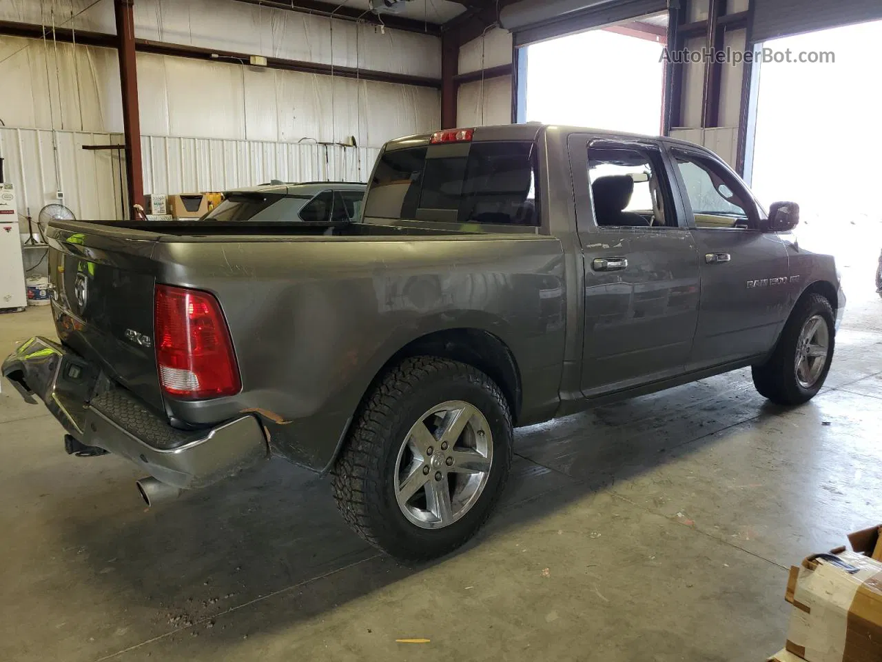 2012 Dodge Ram 1500 Slt Gray vin: 1C6RD7LTXCS187046