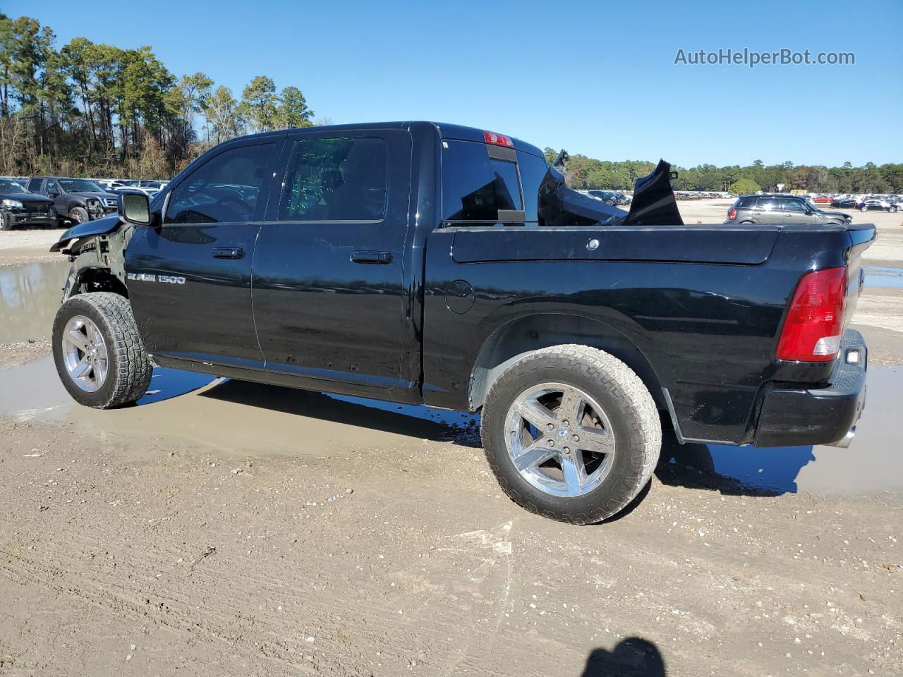 2012 Dodge Ram 1500 Sport Black vin: 1C6RD7MT3CS149978