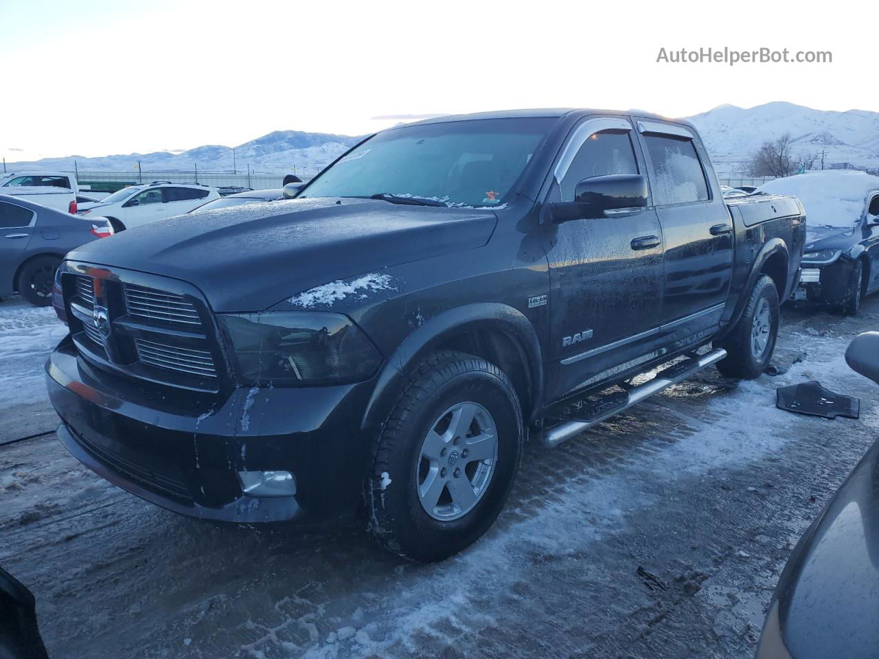 2012 Dodge Ram 1500 Sport Black vin: 1C6RD7MT5CS334887