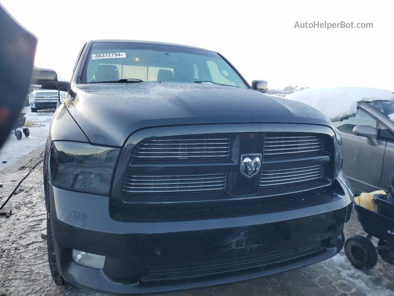 2012 Dodge Ram 1500 Sport Черный vin: 1C6RD7MT5CS334887