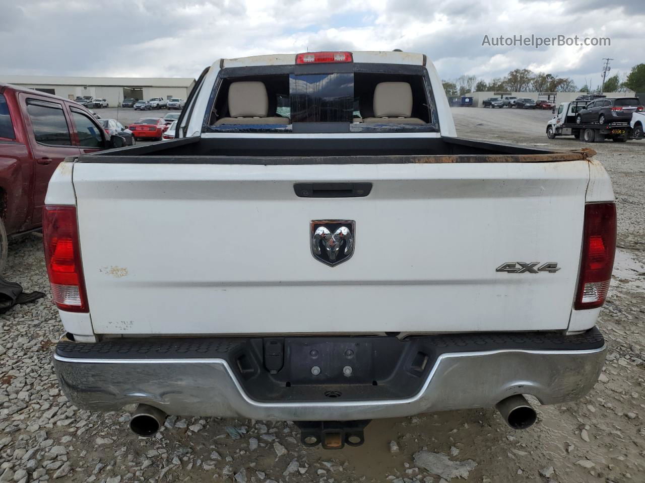 2012 Dodge Ram 1500 Laramie White vin: 1C6RD7NT1CS123782