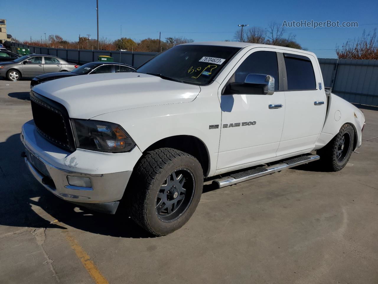 2012 Dodge Ram 1500 Laramie White vin: 1C6RD7NT2CS155799