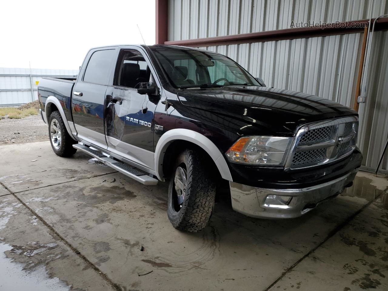 2012 Dodge Ram 1500 Laramie Black vin: 1C6RD7NT6CS247515