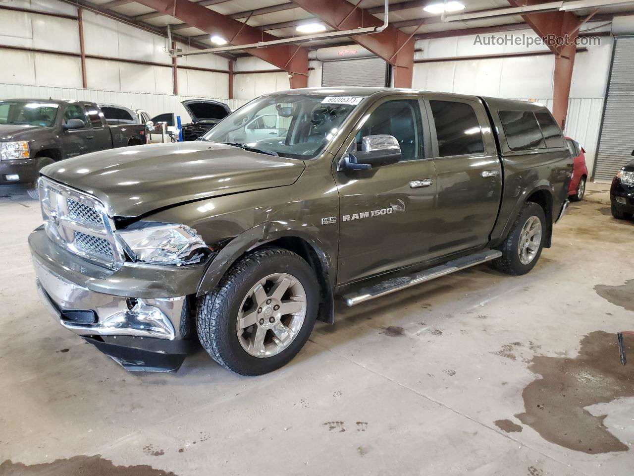 2012 Dodge Ram 1500 Laramie Green vin: 1C6RD7NT6CS305316