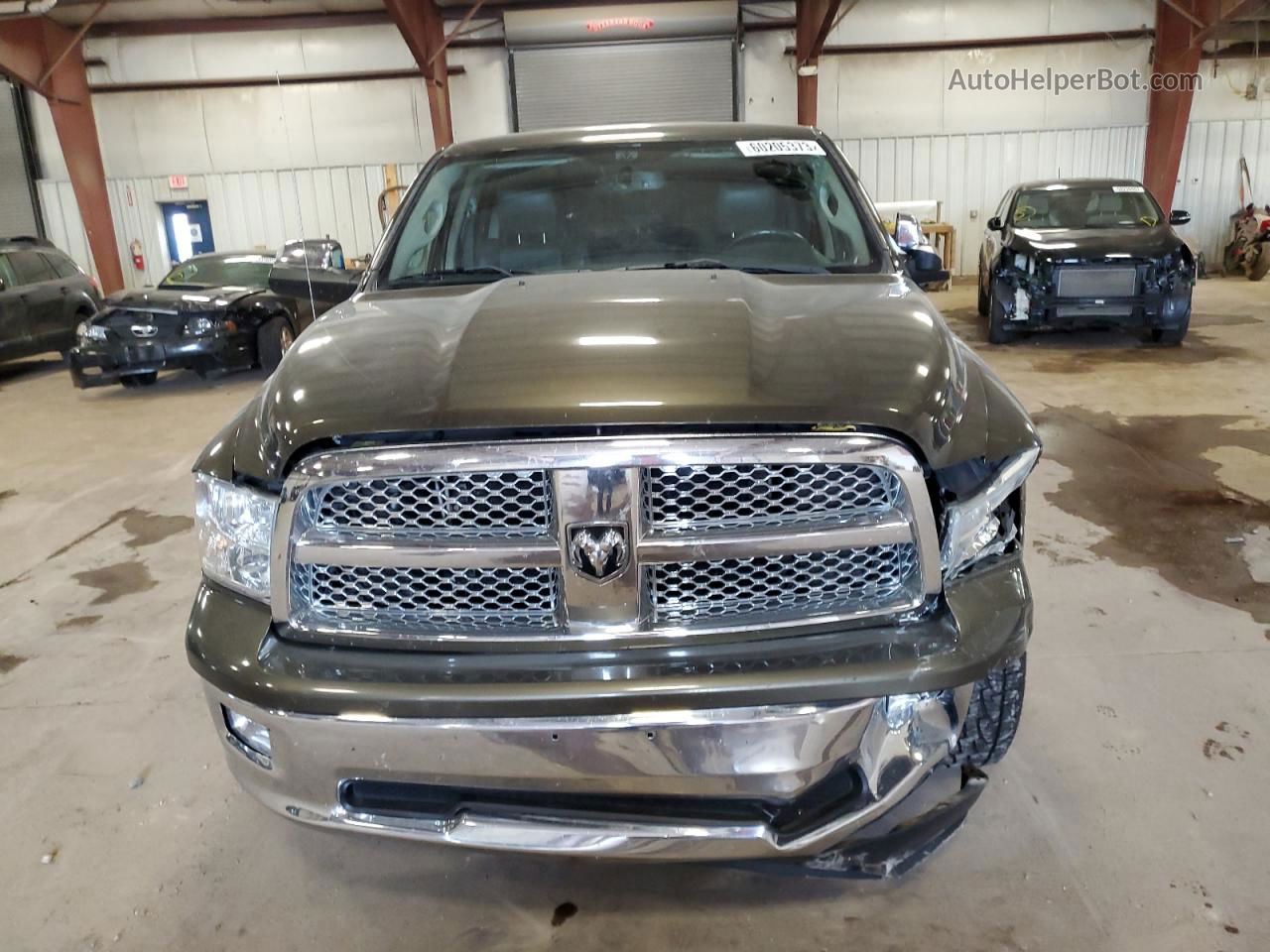 2012 Dodge Ram 1500 Laramie Green vin: 1C6RD7NT6CS305316