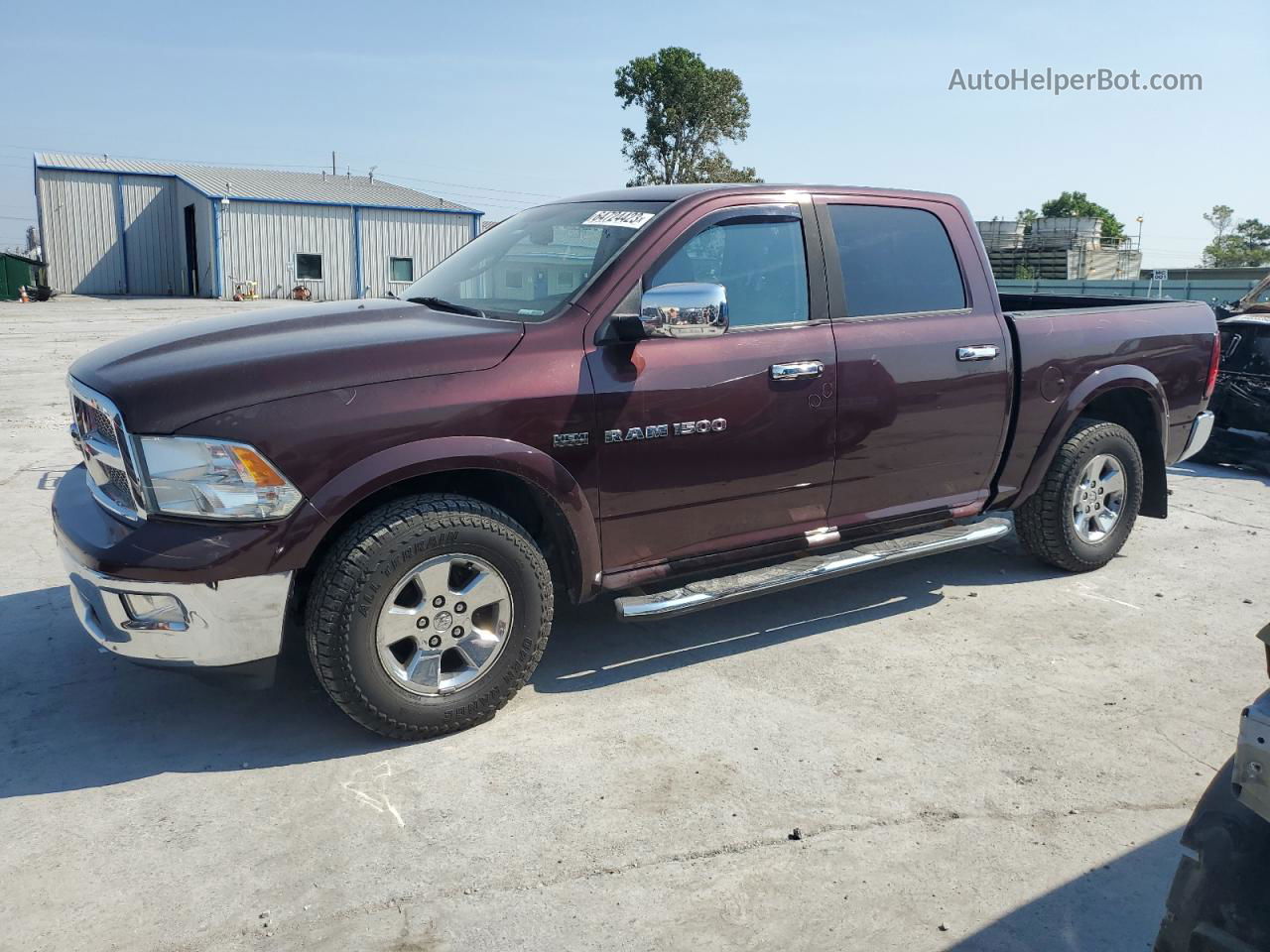 2012 Dodge Ram 1500 Laramie Burgundy vin: 1C6RD7NT9CS247329