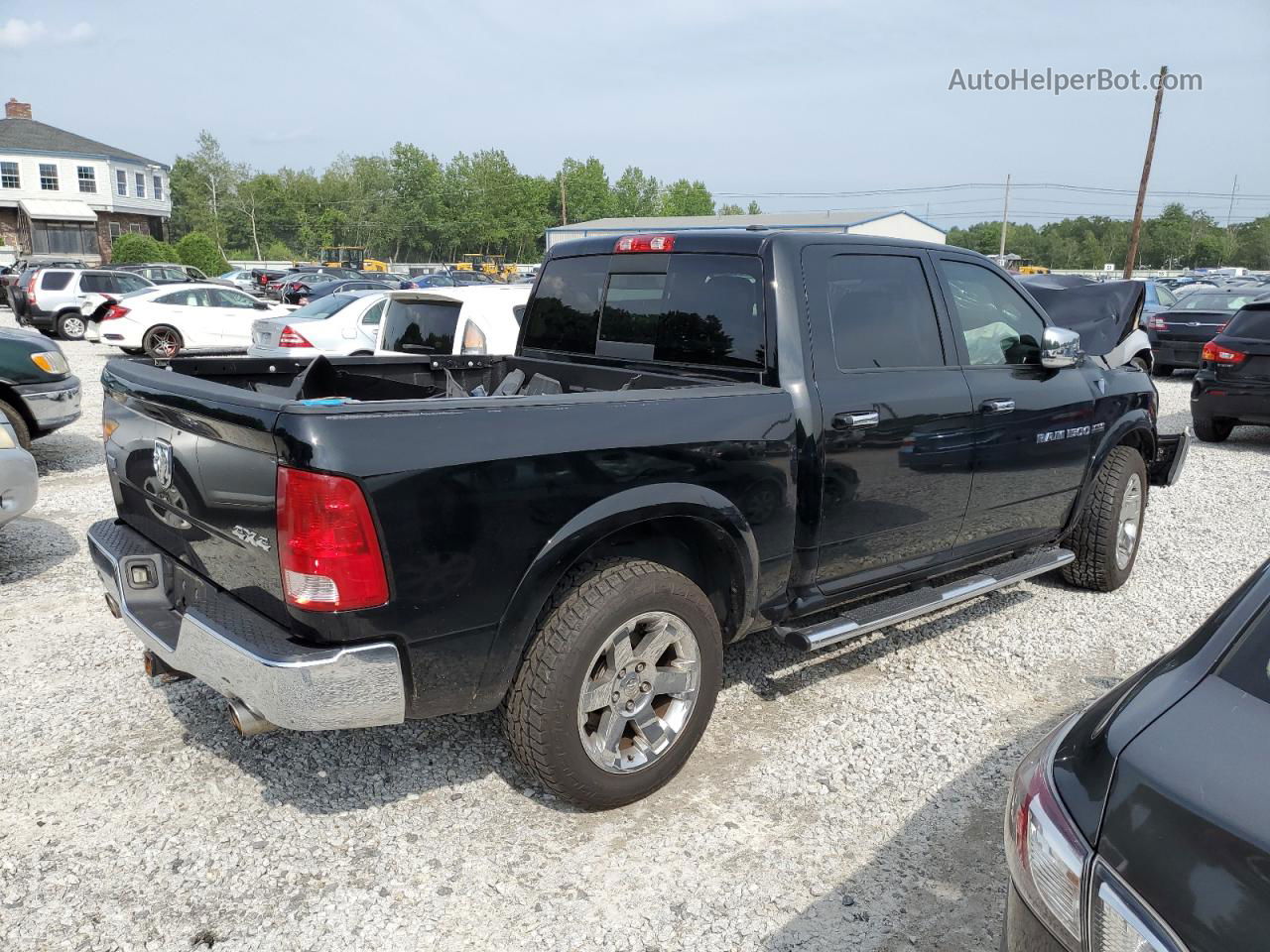 2012 Dodge Ram 1500 Laramie Black vin: 1C6RD7NTXCS115437