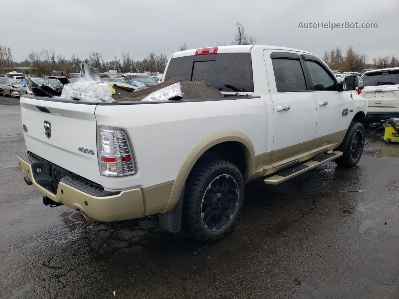 2012 Dodge Ram 1500 Longhorn Белый vin: 1C6RD7PT7CS104926