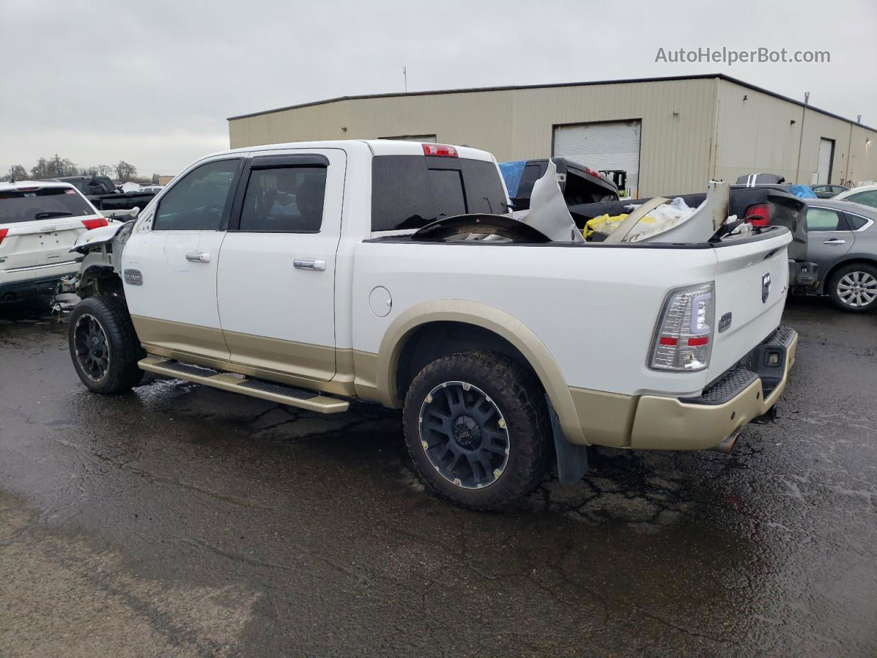 2012 Dodge Ram 1500 Longhorn Белый vin: 1C6RD7PT7CS104926