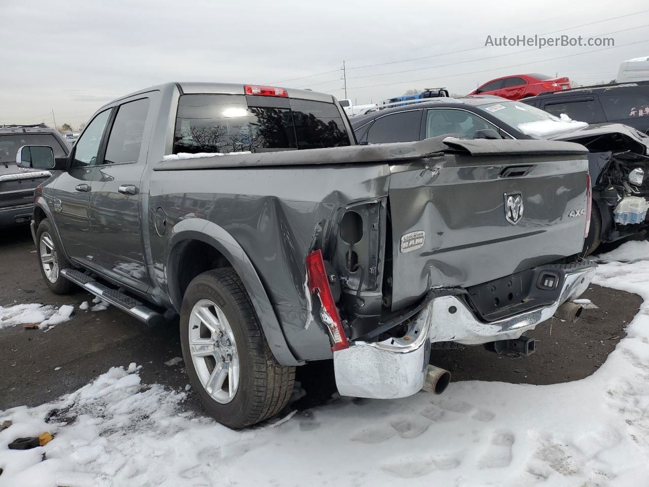 2012 Dodge Ram 1500 Longhorn Gray vin: 1C6RD7PT8CS172698