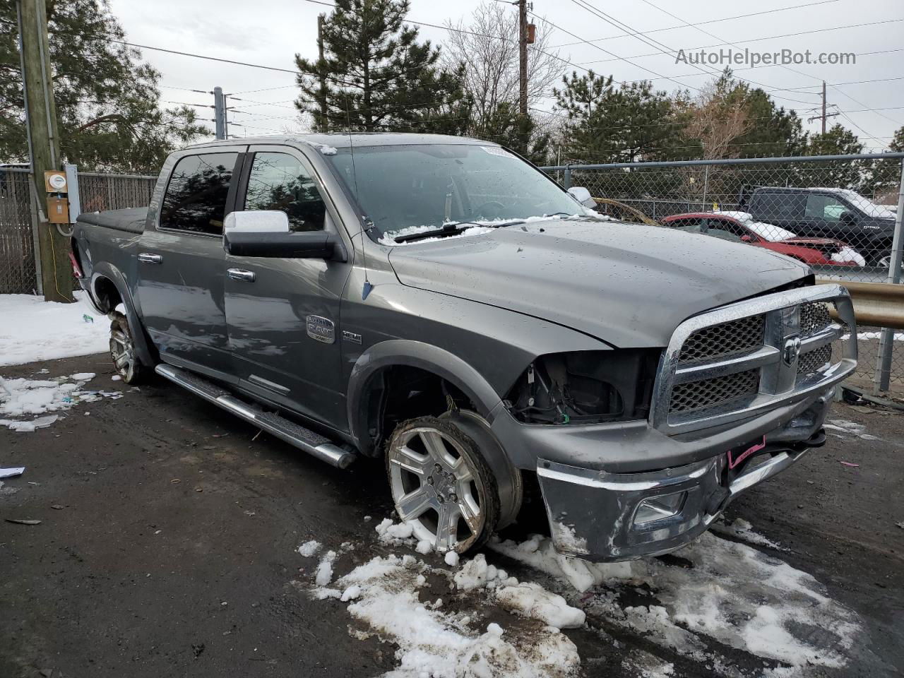 2012 Dodge Ram 1500 Longhorn Gray vin: 1C6RD7PT8CS172698