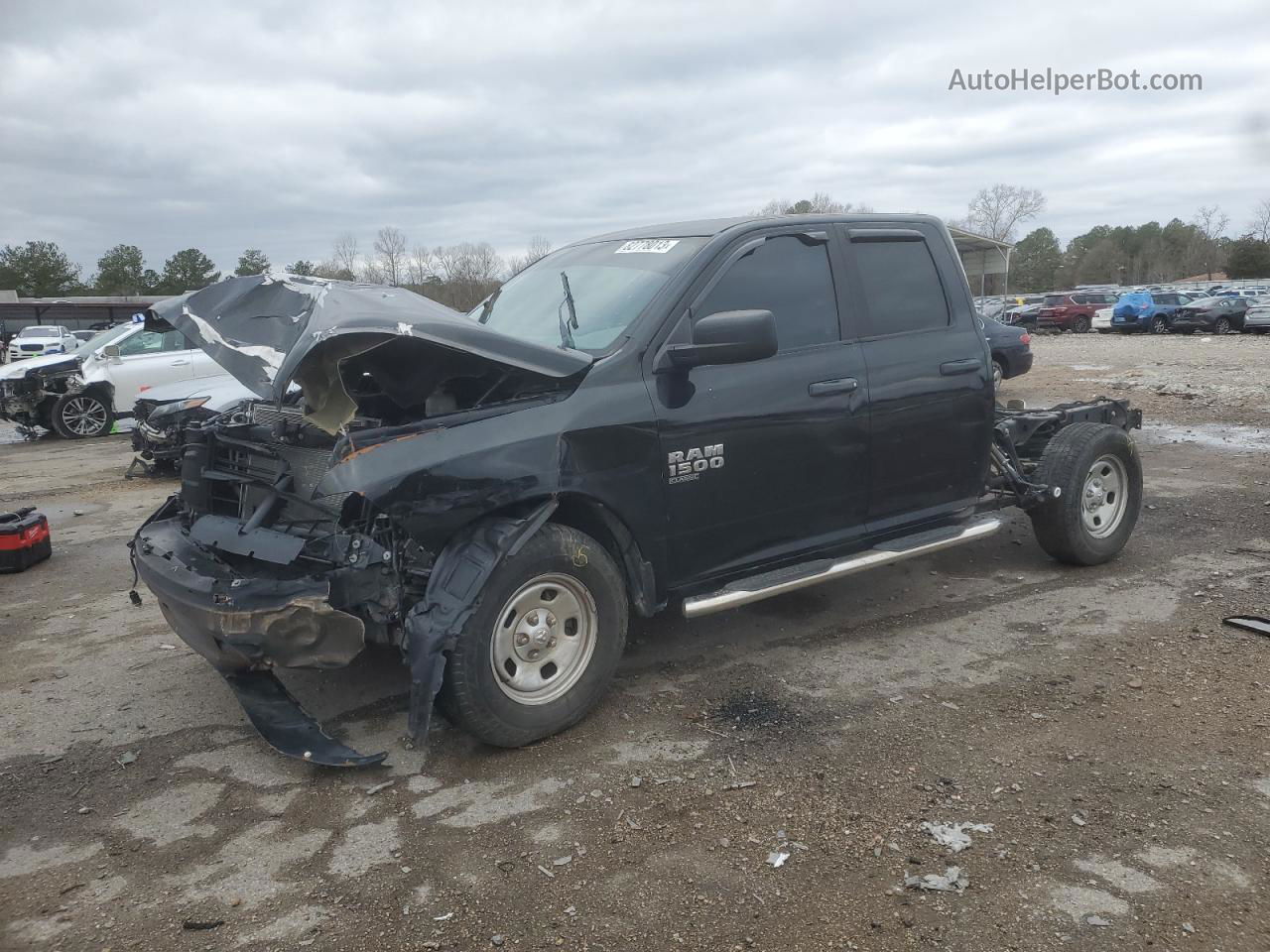 2019 Ram 1500 Classic Tradesman Black vin: 1C6RR6FG1KS610122