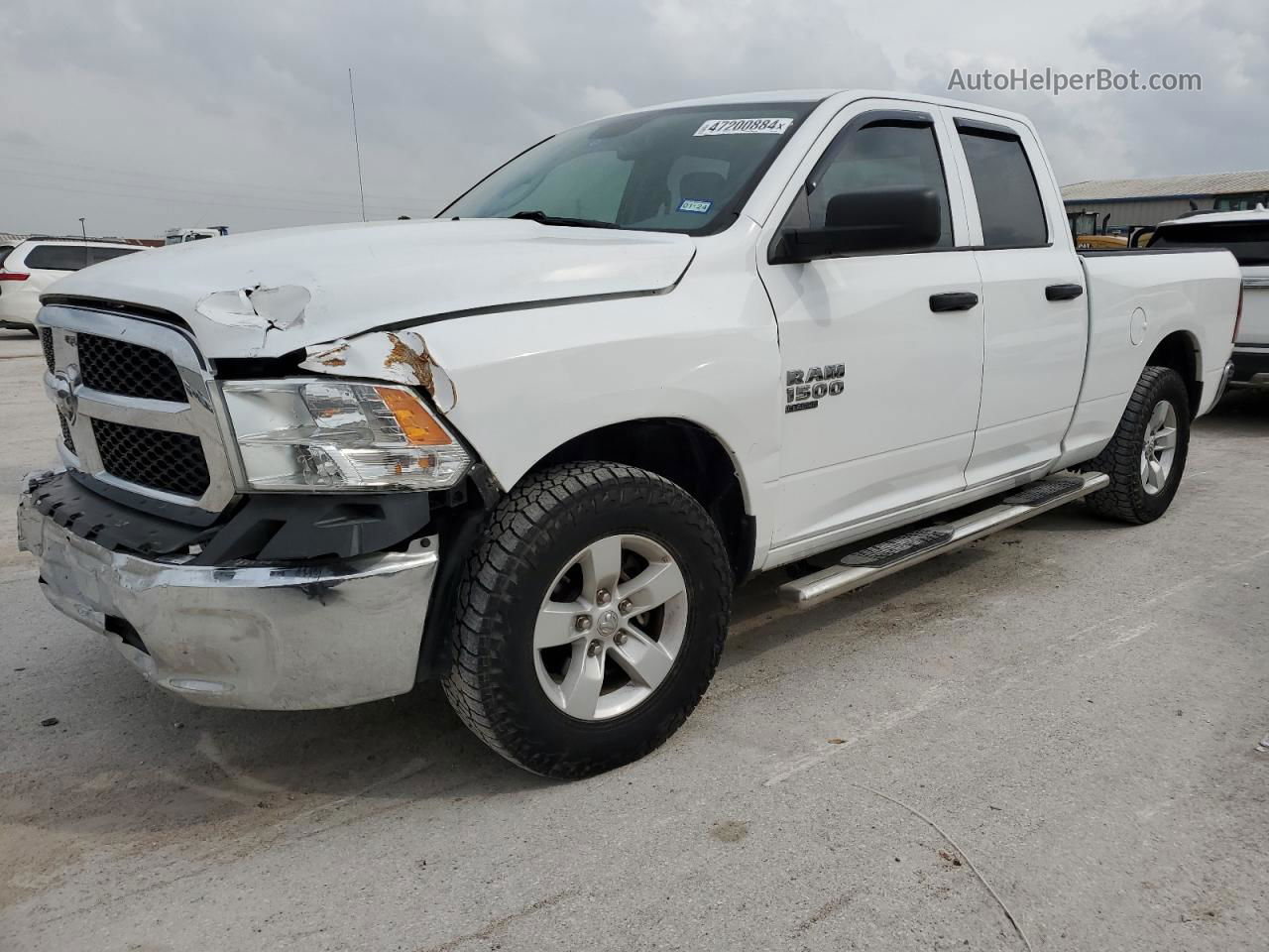 2019 Ram 1500 Classic Tradesman White vin: 1C6RR6FG1KS733600