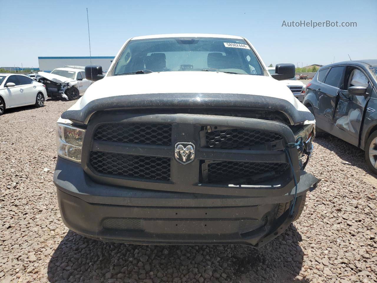 2014 Ram 1500 St White vin: 1C6RR6FG3ES245110