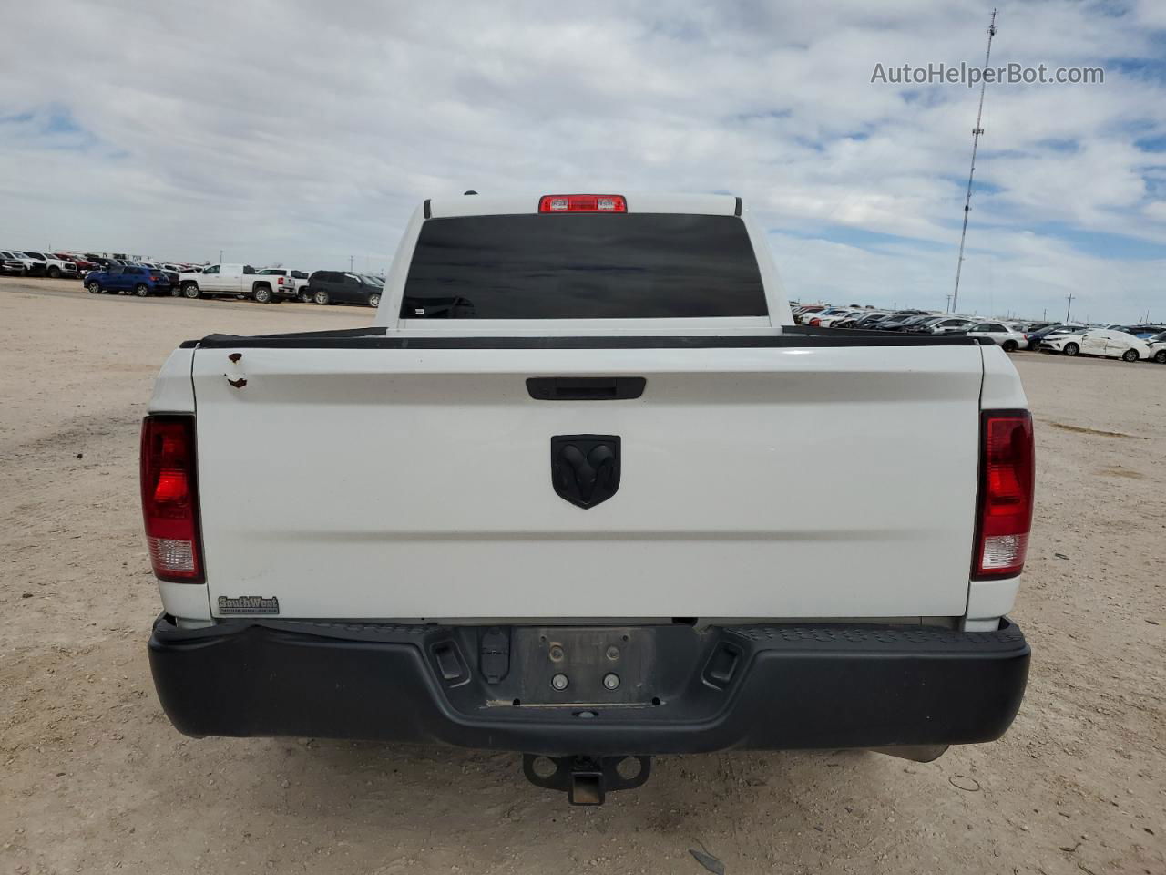 2022 Ram 1500 Classic Tradesman Белый vin: 1C6RR6FG3NS154600