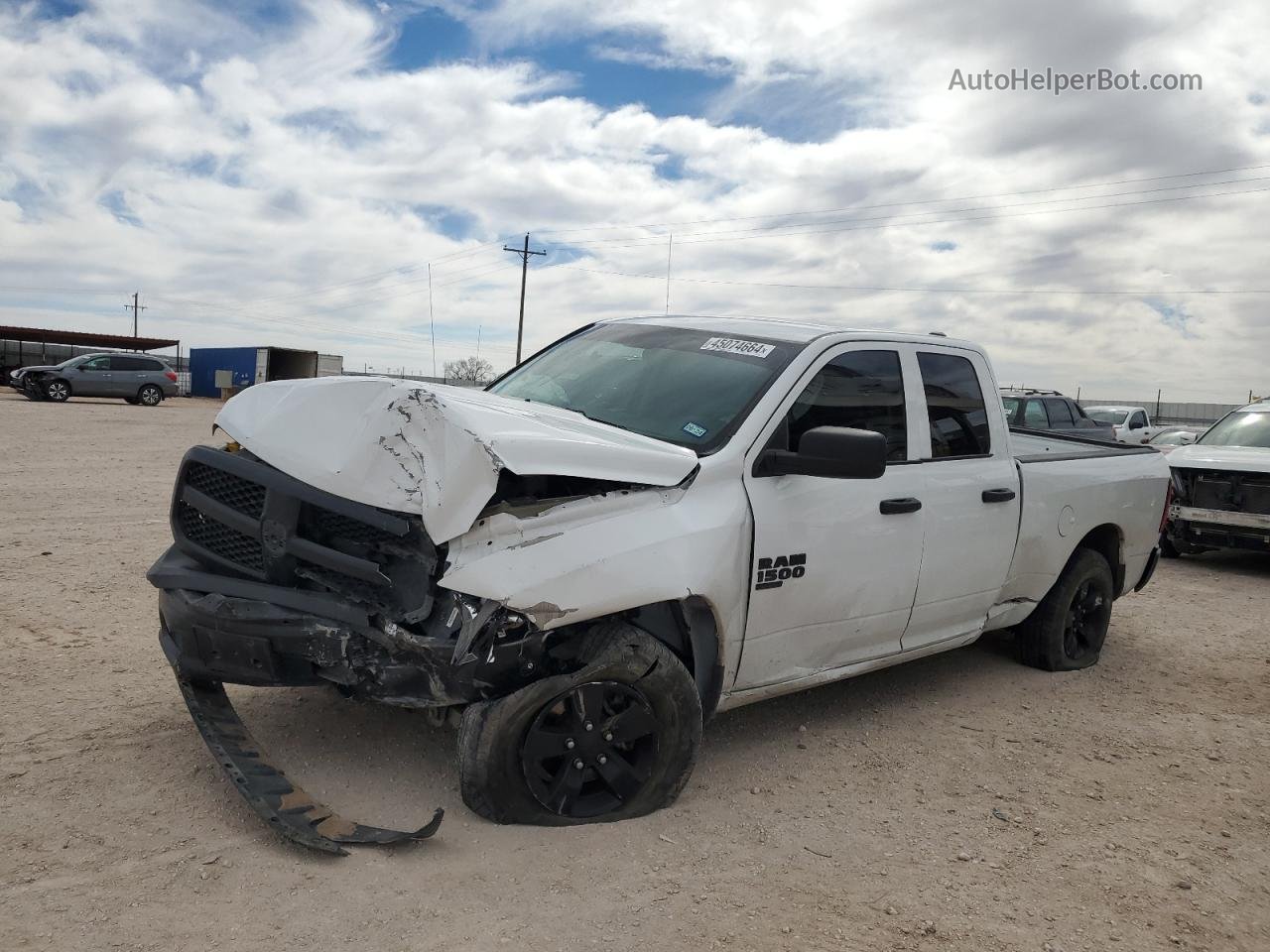 2022 Ram 1500 Classic Tradesman White vin: 1C6RR6FG3NS154600