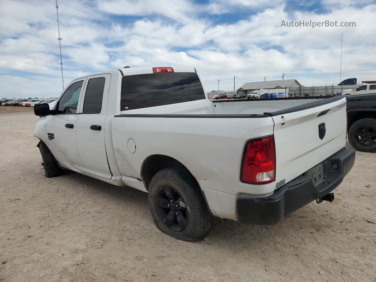 2022 Ram 1500 Classic Tradesman White vin: 1C6RR6FG3NS154600