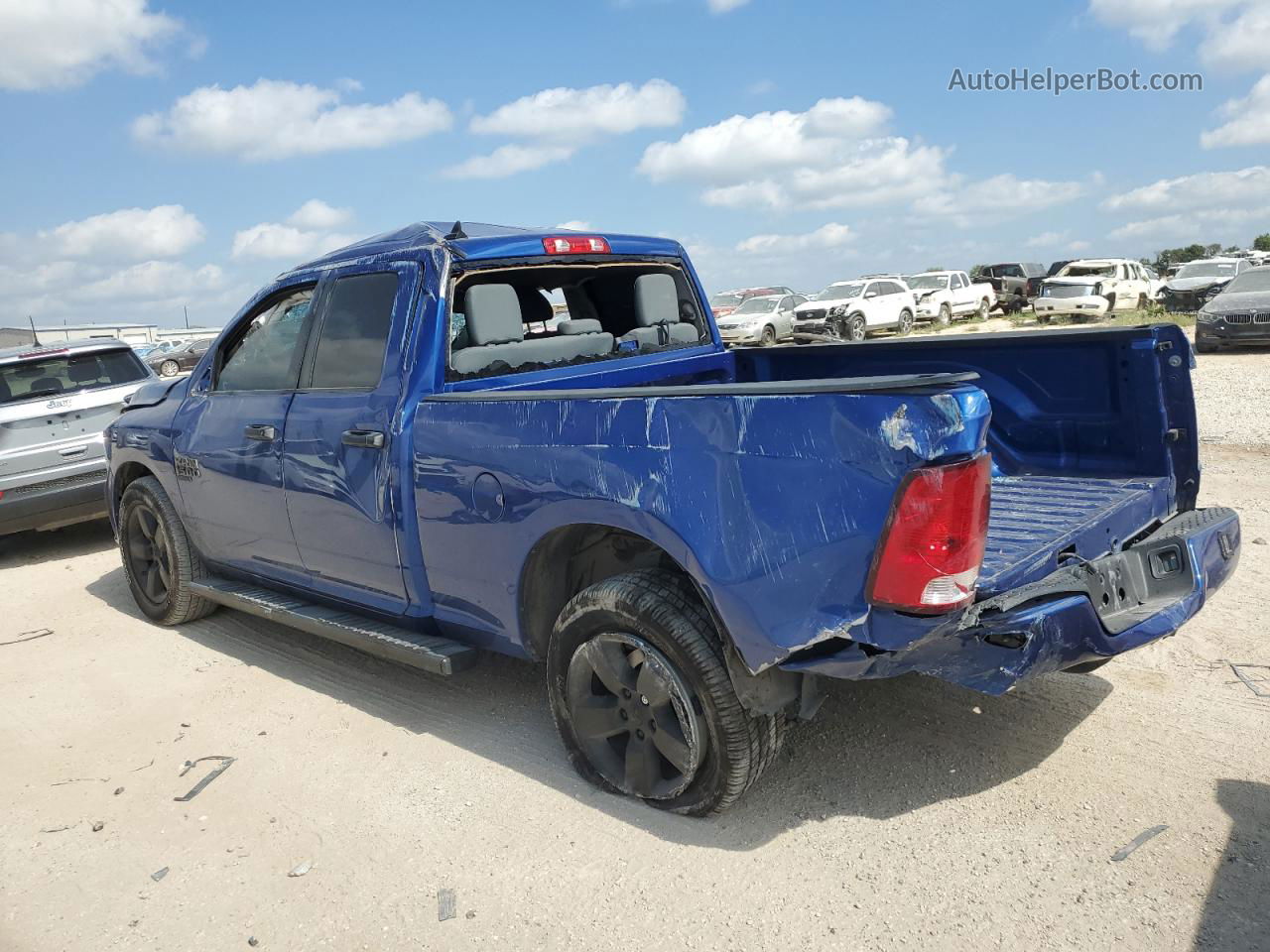 2019 Ram 1500 Classic Tradesman Blue vin: 1C6RR6FG4KS590593