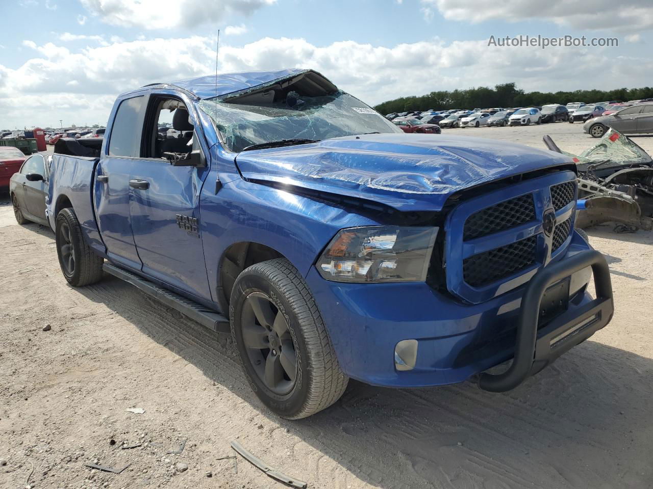 2019 Ram 1500 Classic Tradesman Blue vin: 1C6RR6FG4KS590593