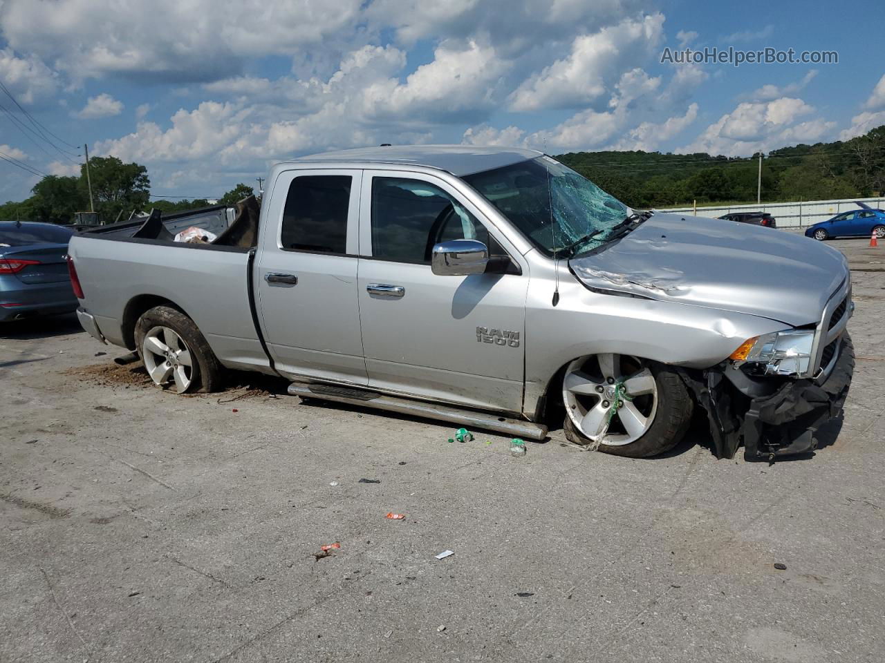 2014 Ram 1500 St Silver vin: 1C6RR6FG5ES440450