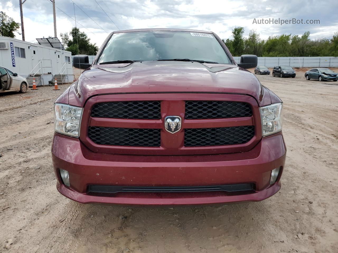 2020 Ram 1500 Classic Tradesman Maroon vin: 1C6RR6FG5LS151033