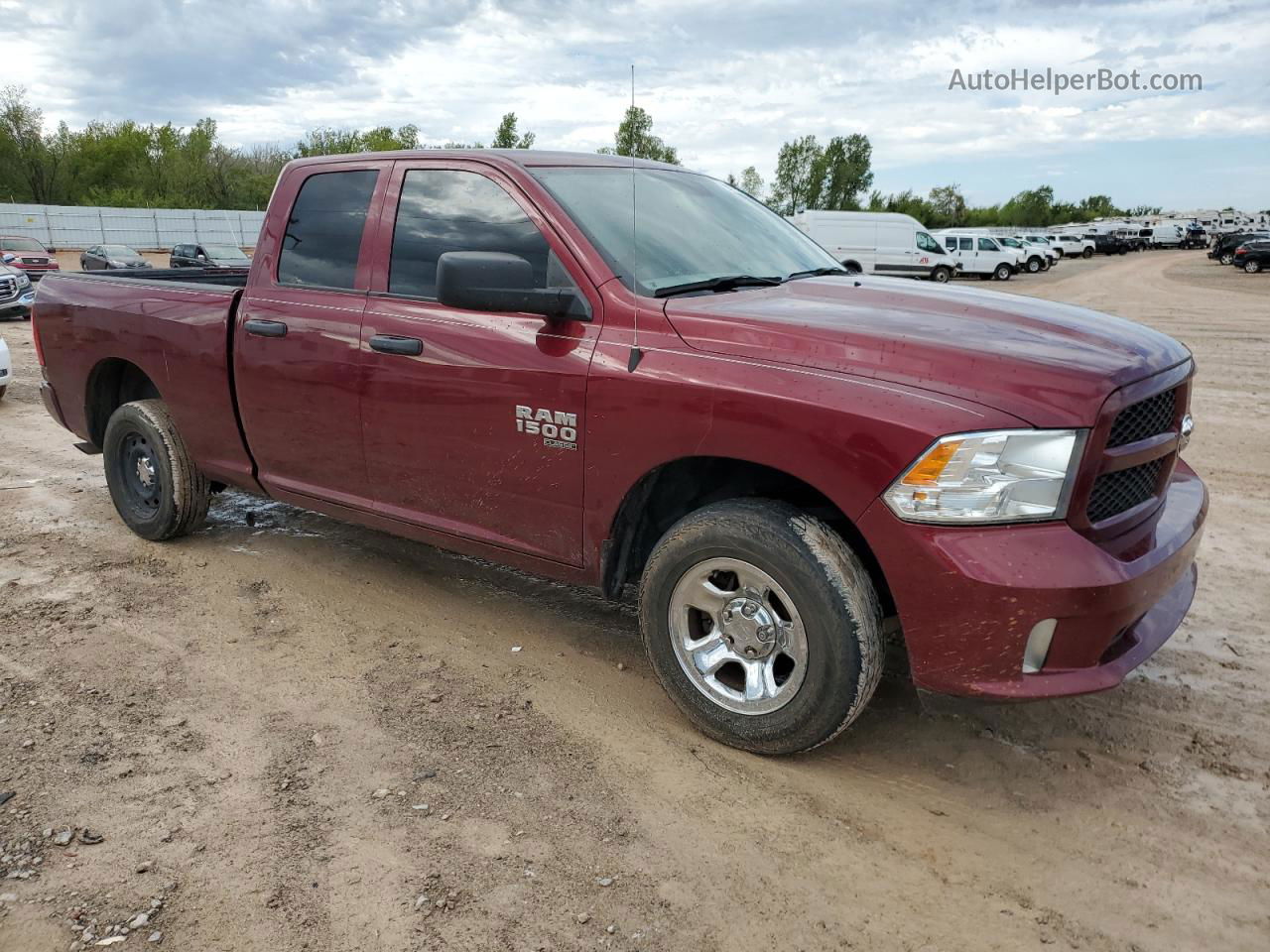 2020 Ram 1500 Classic Tradesman Maroon vin: 1C6RR6FG5LS151033