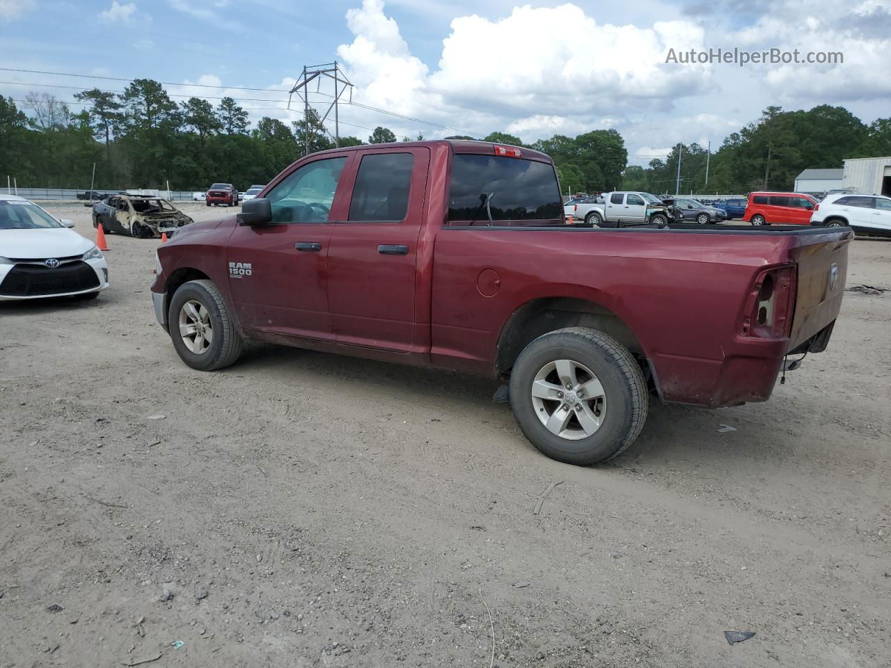 2019 Ram 1500 Classic Tradesman Burgundy vin: 1C6RR6FG7KS610173